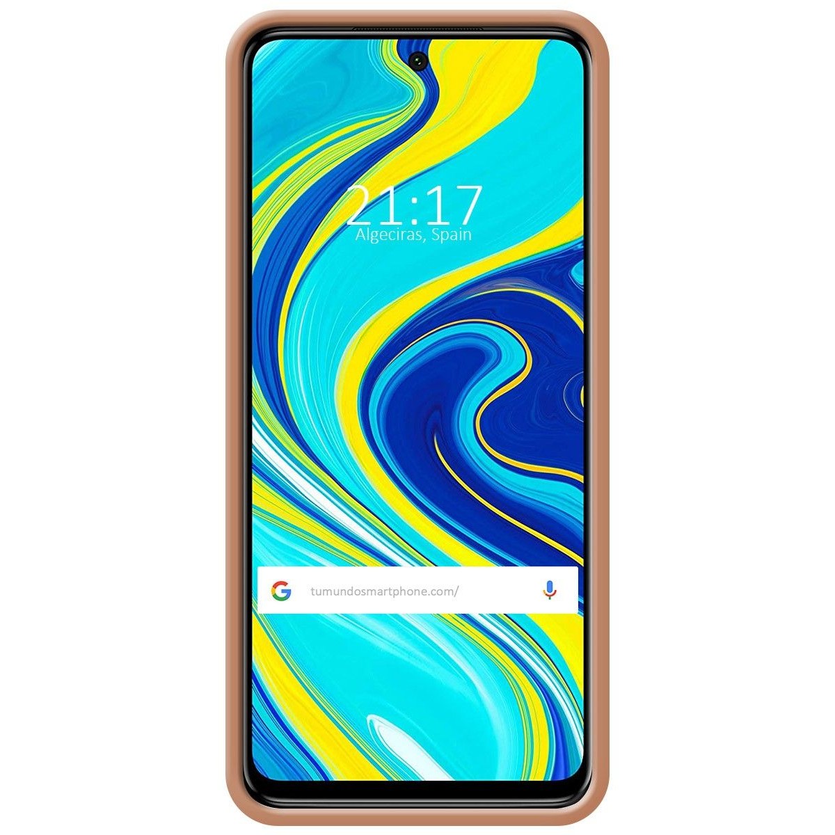 Funda Silicona Líquida Ultra Suave con Anillo para Xiaomi Redmi Note 9S / Note 9 Pro color Rosa