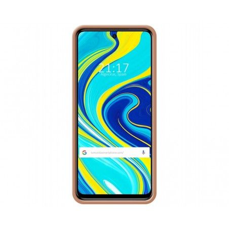 Funda Silicona Líquida Ultra Suave con Anillo para Xiaomi Redmi Note 9S / Note 9 Pro color Rosa