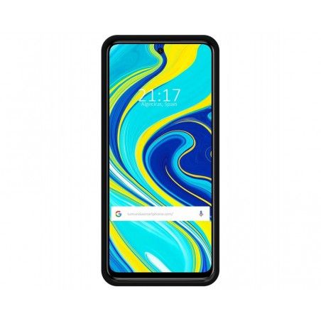Funda Silicona Líquida Ultra Suave con Anillo para Xiaomi Redmi Note 9S / Note 9 Pro color Negra