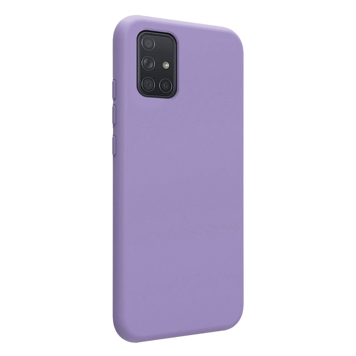 Funda Silicona Líquida Ultra Suave para Samsung Galaxy A71 color Morada