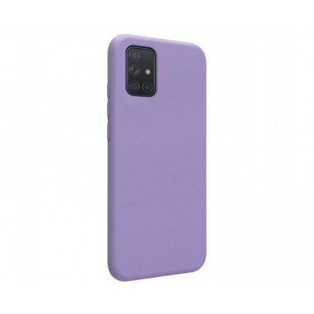 Funda Silicona Líquida Ultra Suave para Samsung Galaxy A71 color Morada