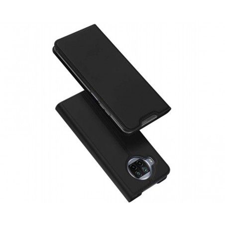 Funda Piel Soporte Magnética Dux Ducis para Xiaomi Mi 10T Lite color Negra