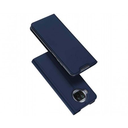 Funda Piel Soporte Magnética Dux Ducis para Xiaomi Mi 10T Lite color Azul