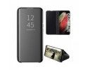 Funda Flip Cover Clear View para Samsung Galaxy S21 Ultra 5G color Negra