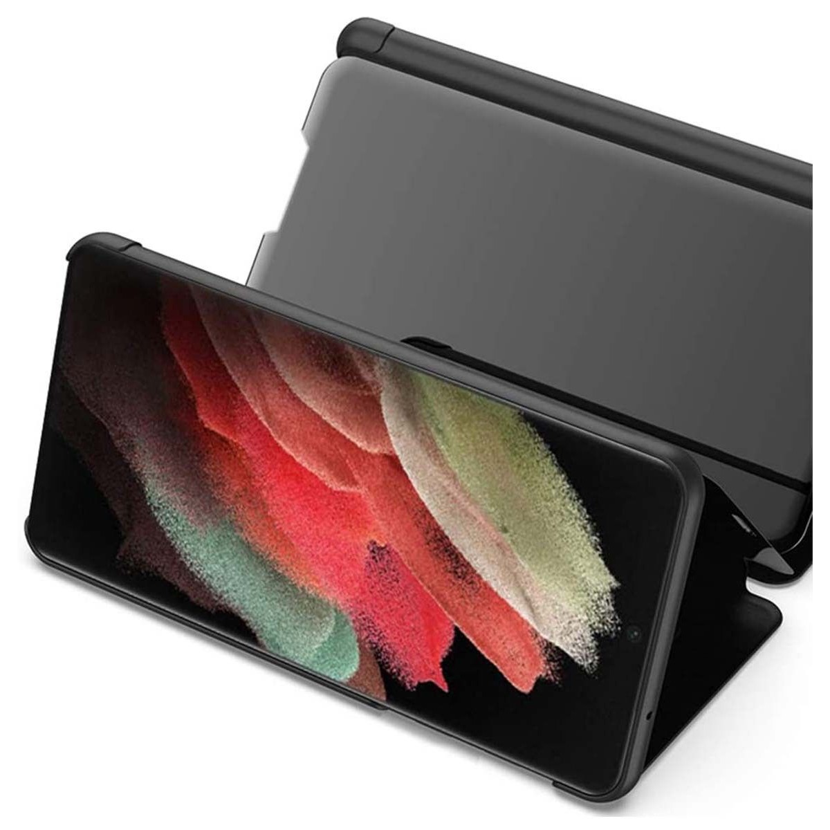 Funda Flip Cover Clear View para Samsung Galaxy S21 Ultra 5G color Azul