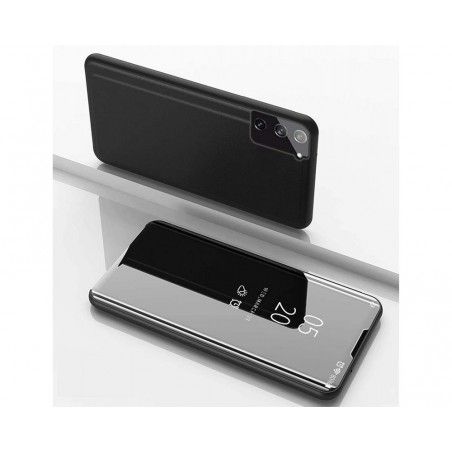 Funda Flip Cover Clear View para Samsung Galaxy S21+ Plus 5G color Negra
