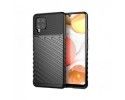Funda Gel Flexible Thunder Armor Rugged para Samsung Galaxy A42 5G color Negra