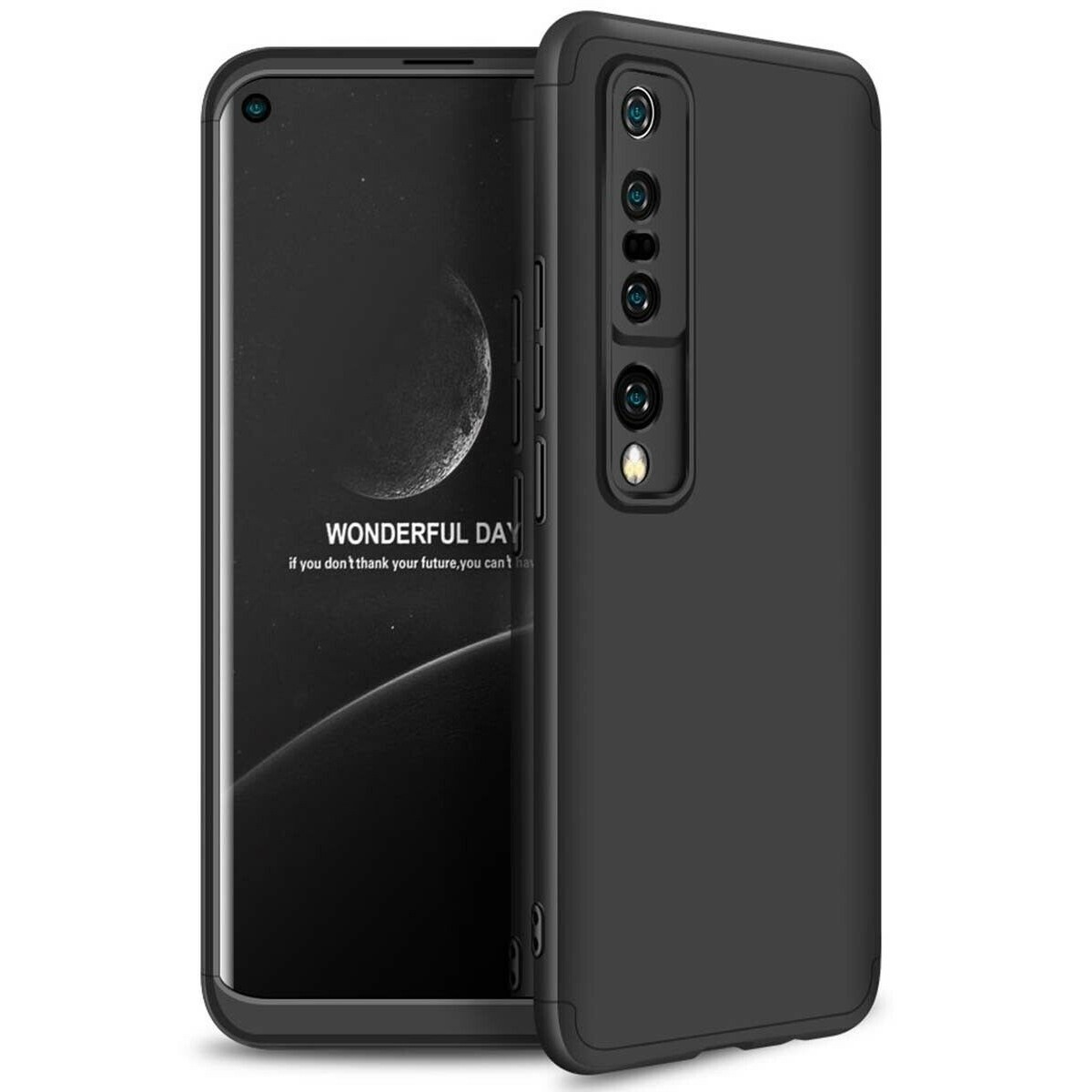 Funda Carcasa GKK 360 para Xiaomi Mi 10 / Mi 10 Pro color Negra