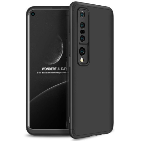Funda Carcasa GKK 360 para Xiaomi Mi 10 / Mi 10 Pro color Negra
