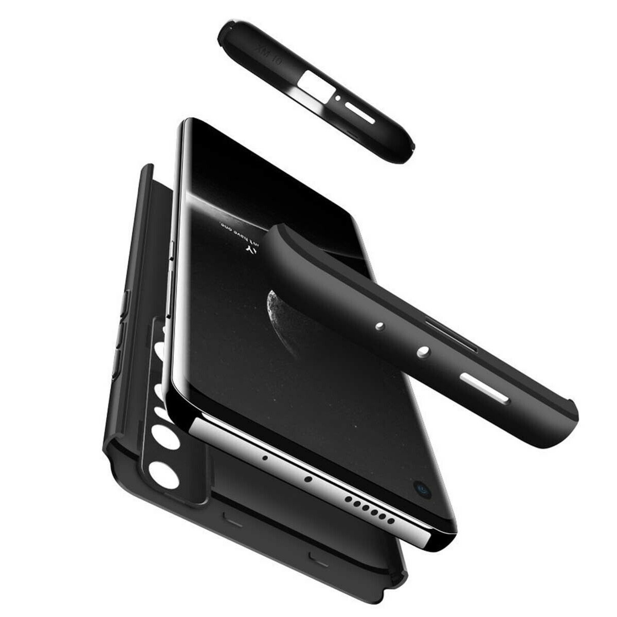 Funda Carcasa GKK 360 para Xiaomi Mi 10 / Mi 10 Pro color Negra