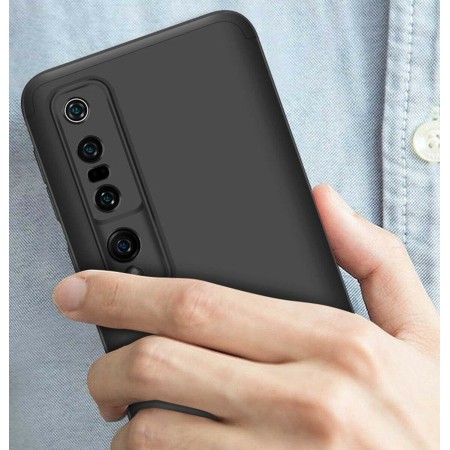 Funda Carcasa GKK 360 para Xiaomi Mi 10 / Mi 10 Pro color Negra