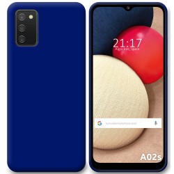 Funda Silicona Gel TPU Azul para Samsung Galaxy A02s