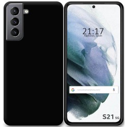 Funda Silicona Gel TPU Negra para Samsung Galaxy S21 5G