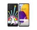 Funda Gel Transparente para Samsung Galaxy A72 diseño Unicornio Dibujos