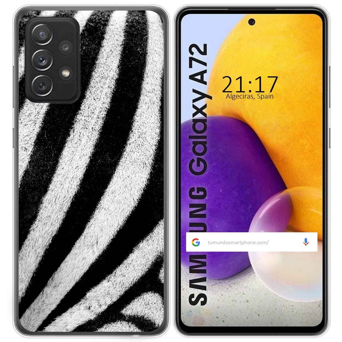 Funda Gel Tpu para Samsung Galaxy A72 diseño Animal 02 Dibujos