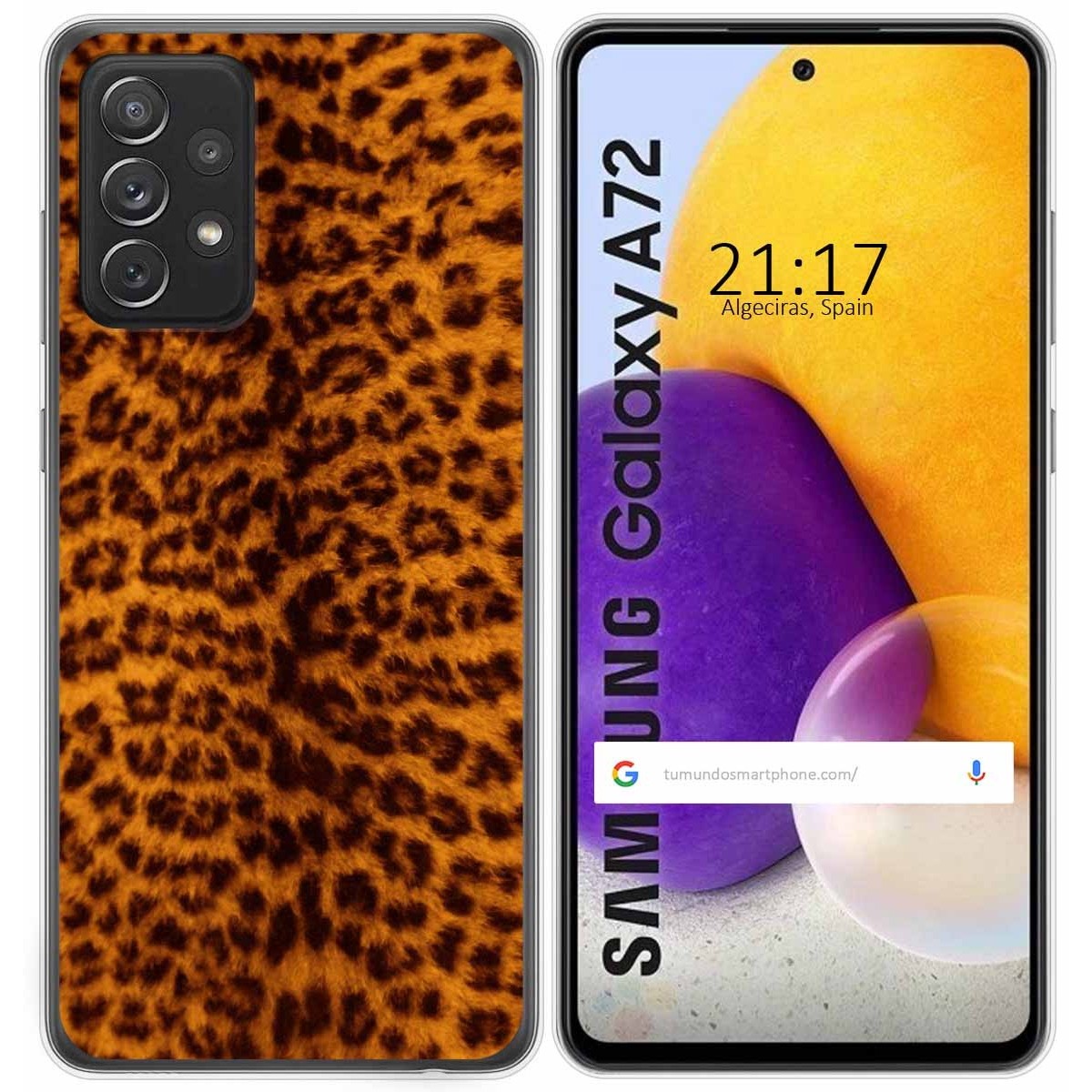 Funda Gel Tpu para Samsung Galaxy A72 diseño Animal 03 Dibujos