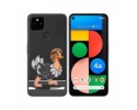 Funda Gel Transparente para Google Pixel 4a diseño Avestruz Dibujos