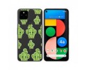 Funda Gel Transparente para Google Pixel 4a diseño Cactus Dibujos