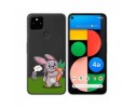 Funda Gel Transparente para Google Pixel 4a diseño Conejo Dibujos