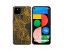 Funda Gel Transparente para Google Pixel 4a diseño Hojas Dibujos