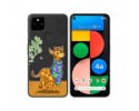 Funda Gel Transparente para Google Pixel 4a diseño Jirafa Dibujos
