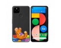 Funda Gel Transparente para Google Pixel 4a diseño Leopardo Dibujos