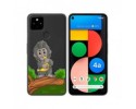 Funda Gel Transparente para Google Pixel 4a diseño Mono Dibujos