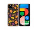 Funda Gel Transparente para Google Pixel 4a diseño Otoño Dibujos