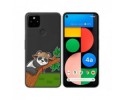 Funda Gel Transparente para Google Pixel 4a diseño Panda Dibujos