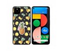 Funda Gel Transparente para Google Pixel 4a diseño Piña Dibujos