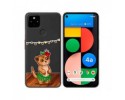 Funda Gel Transparente para Google Pixel 4a diseño Suricata Dibujos