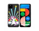 Funda Gel Transparente para Google Pixel 4a diseño Unicornio Dibujos