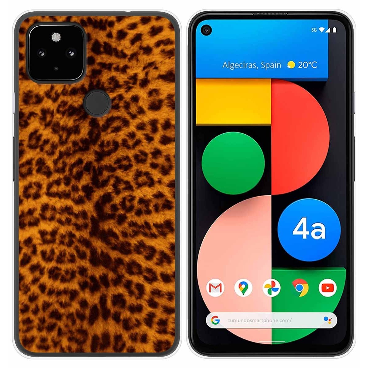 Funda Gel Tpu para Google Pixel 4a diseño Animal 03 Dibujos