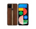 Funda Gel Tpu para Google Pixel 4a diseño Cuero 01 Dibujos