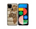 Funda Gel Tpu para Google Pixel 4a diseño Madera 07 Dibujos