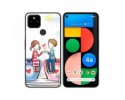 Funda Gel Tpu para Google Pixel 4a diseño Café Dibujos