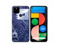 Funda Gel Tpu para Google Pixel 4a diseño Circuito Dibujos