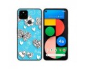Funda Gel Tpu para Google Pixel 4a diseño Mariposas Dibujos