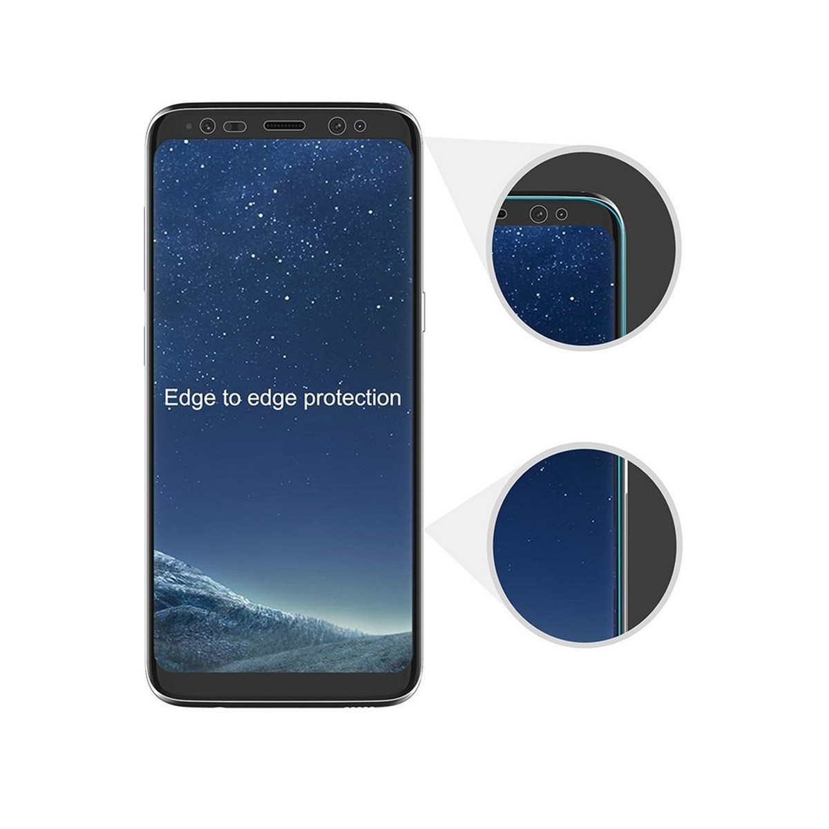 2x Protector Pantalla Tpu Frontal Completo para Samsung Galaxy S8 Plus