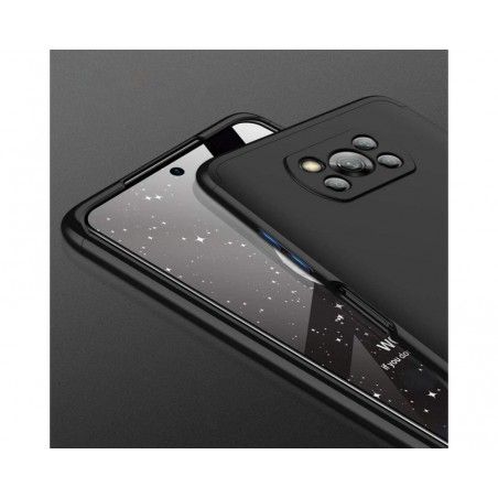 Funda Carcasa GKK 360 para Xiaomi POCO X3 NFC / X3 PRO color Negra