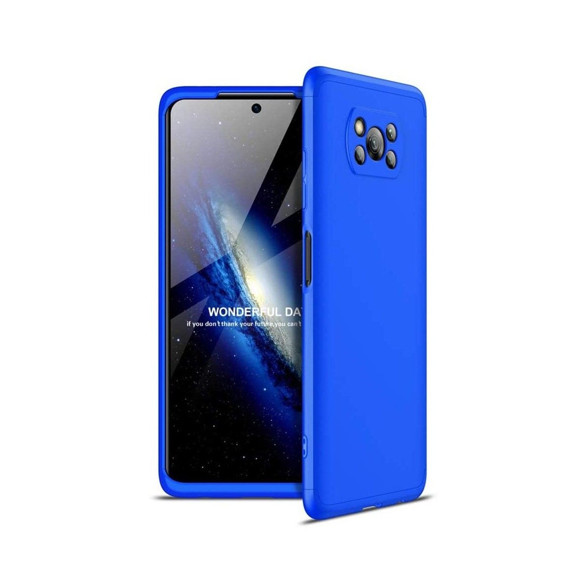 Funda Carcasa GKK 360 para Xiaomi POCO X3 NFC / X3 PRO color Azul