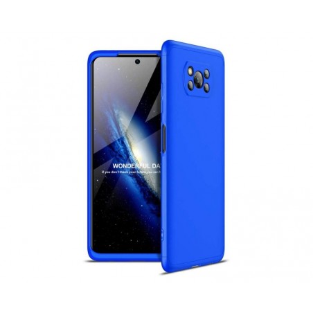 Funda Carcasa GKK 360 para Xiaomi POCO X3 NFC / X3 PRO color Azul