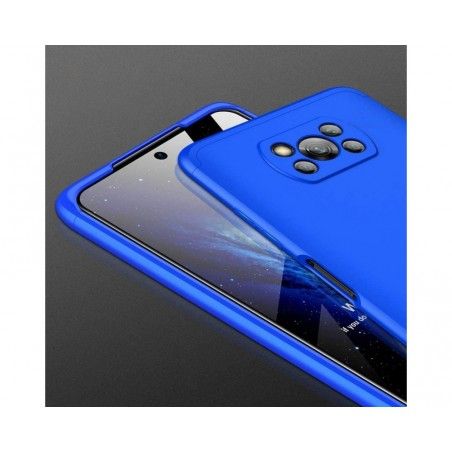 Funda Carcasa GKK 360 para Xiaomi POCO X3 NFC / X3 PRO color Azul