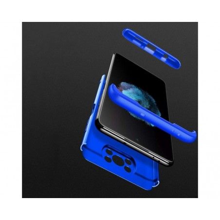 Funda Carcasa GKK 360 para Xiaomi POCO X3 NFC / X3 PRO color Azul