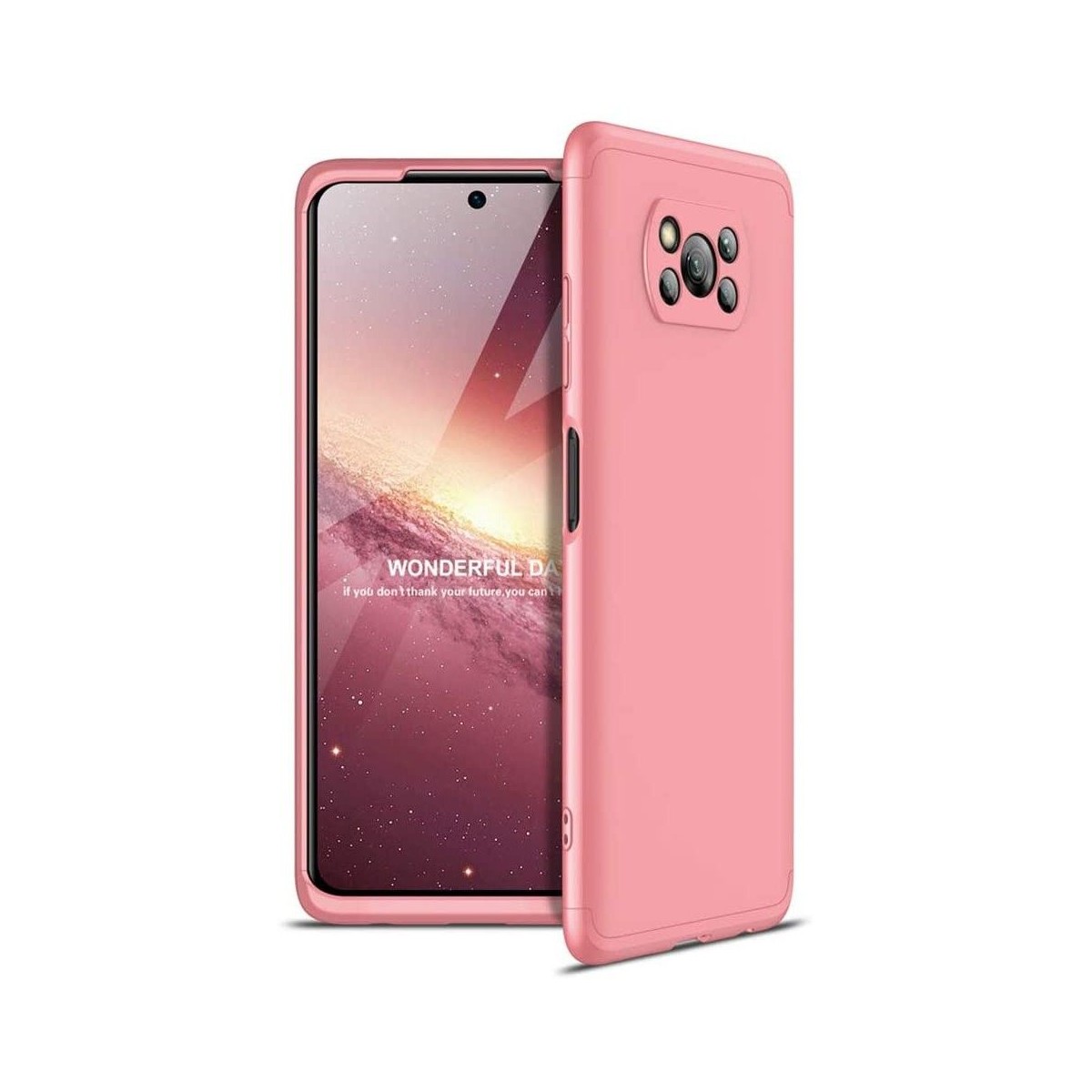 Funda Carcasa GKK 360 para Xiaomi POCO X3 NFC / X3 PRO color Rosa