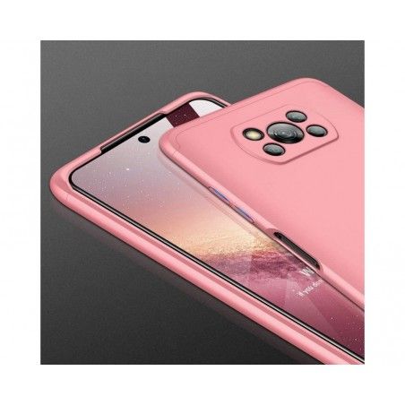 Funda Carcasa GKK 360 para Xiaomi POCO X3 NFC / X3 PRO color Rosa