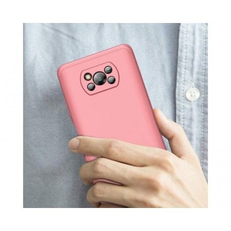 Funda Carcasa GKK 360 para Xiaomi POCO X3 NFC / X3 PRO color Rosa