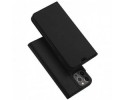 Funda Piel Soporte Magnética Dux Ducis para Iphone 12 Pro Max (6.7) color Negra