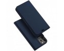 Funda Piel Soporte Magnética Dux Ducis para Iphone 12 Pro Max (6.7) color Azul