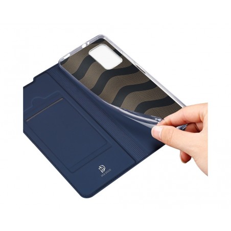 Funda Piel Soporte Magnética Dux Ducis para Xiaomi POCO M3 / Redmi 9T color Azul